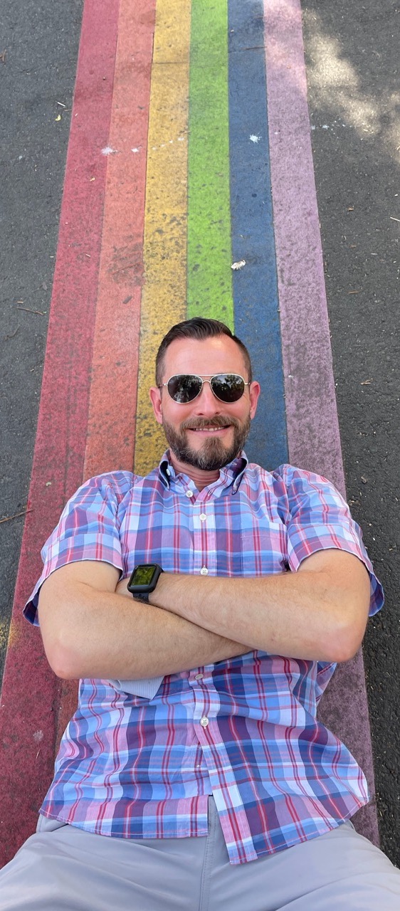 Jeff Underwood on rainbow road