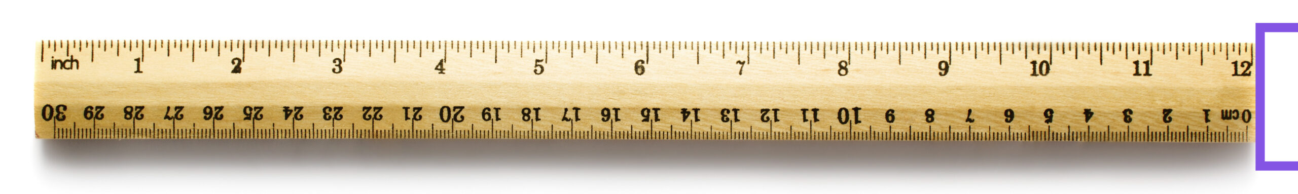 a ruler with 17 inches noted