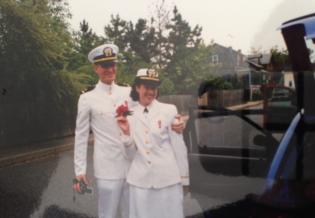 Homo Money as a newly minted junior officer in the Navy