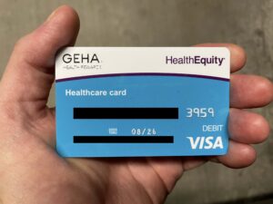 GEHA Rewards debit card